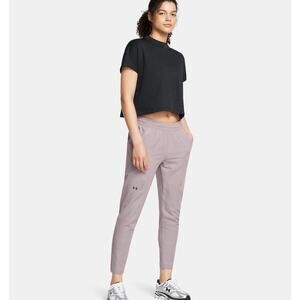 NWT Under Armour UA Unstoppable Hybrid Women's Pants in Tetra Gray size Small